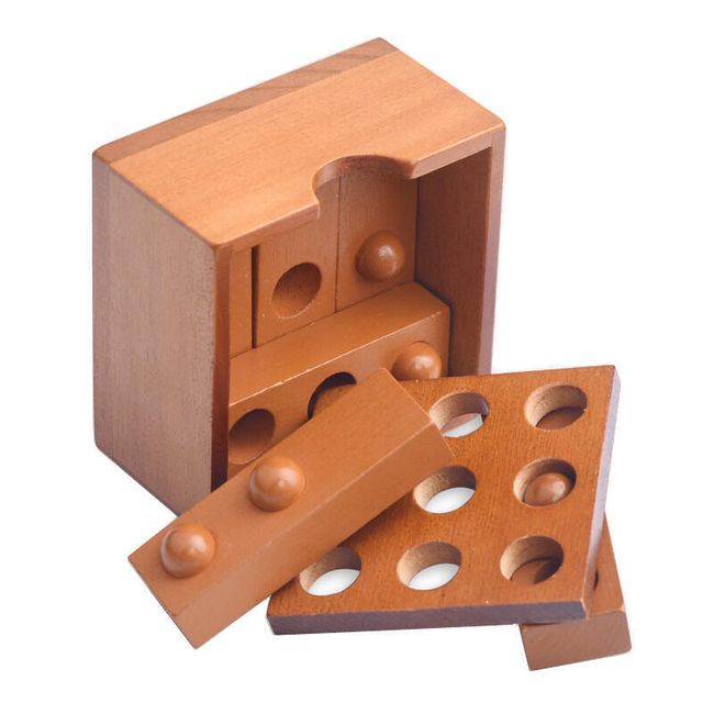 Dřevěný puzzle hlavolam 1