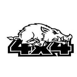 Samolepka s divočákem 4 x 4