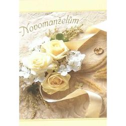 Букет жълти рози - карта за подарък ZO_ST00099