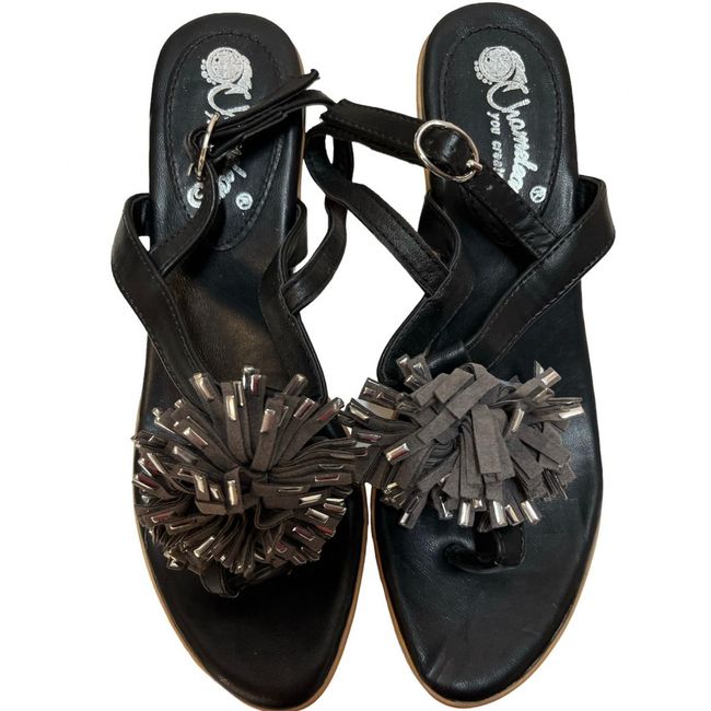 Дамски сандали - черни, Размери на обувките: ZO_460b2aec-35e5-11ee-9a5e-8e8950a68e28 1