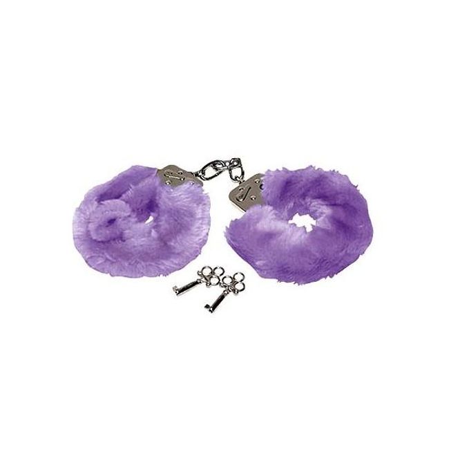 Pluszowe kajdanki w kolorze fioletowym ZO_9968-M6665 1