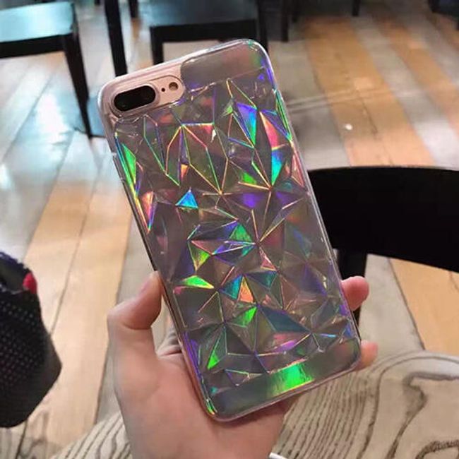 Holografický kryt na iPhone - 2 varianty 1