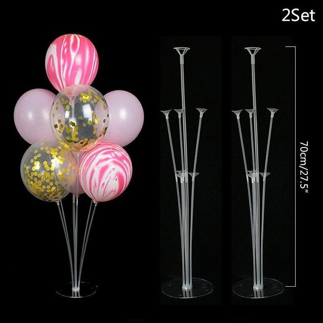1 Set Balloons Holder Column Stand Holder nalepke za poroko Otroci Rojstni dan Stranka Baby Shower Dekoracija Balloon Dodatki SS_33027925608 1