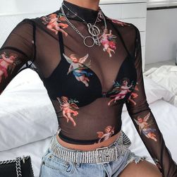 Crop top de damă KW44