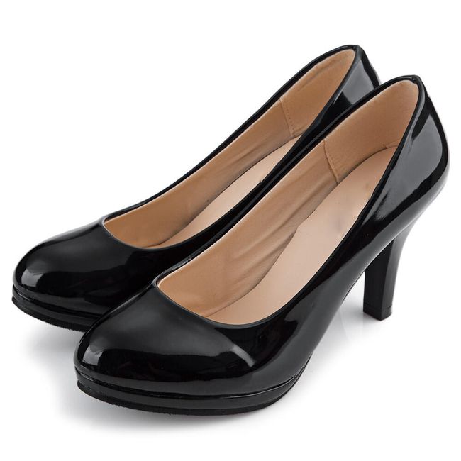 Елегантни дамски обувки с гланцов дизайн - 4 цвята 1