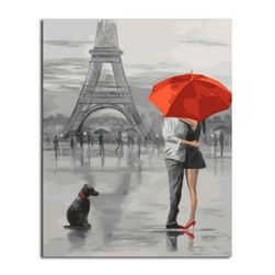 DIY obraz s Eiffelovou věží - 2 varianty