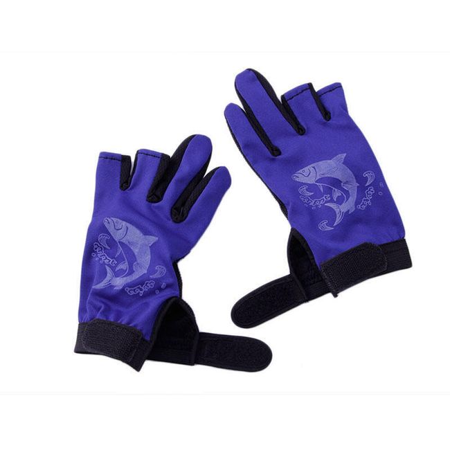 Rybářské rukavice s volnými prsty - 5 barev 1
