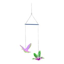 Viseći ukras s LED lampicama Hummingbird, visina 70 cm ZO_104885