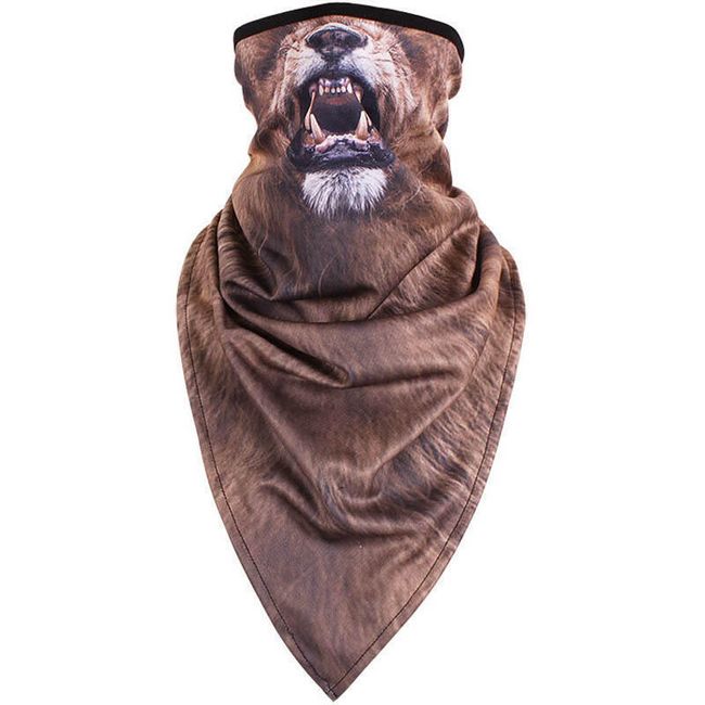 Pánský šátek s 3D motivy zvířat - 4 varianty 1