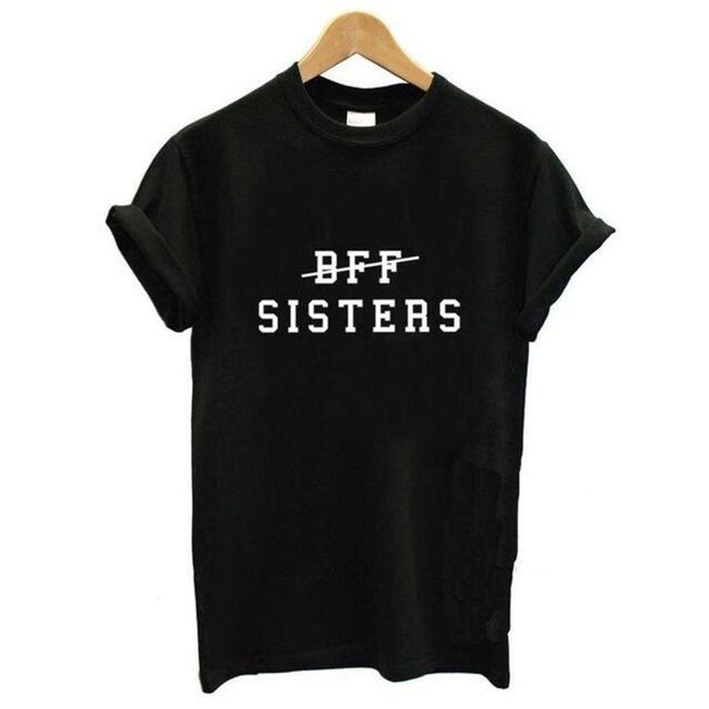 Koszulka dla najlepszych przyjaciół Czarny, Rozmiary XS - XXL: ZO_222684-S 1