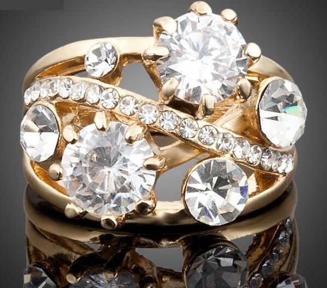 Prsten s bohatým zdobením ve 4 velikostech 1