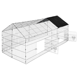 Králíkárna vč. ochrany před sluncem černá ZO_402421