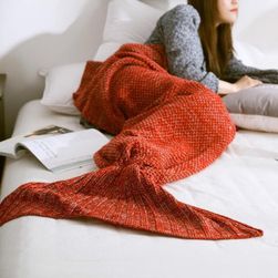 Pletená deka - Ocas mořské panny