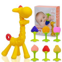 Set de jucării de dentiție pentru bebeluși, 7 bucăți ZO_239896