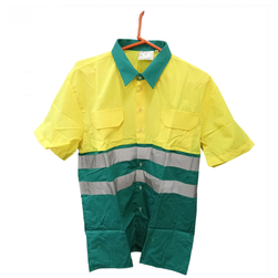 Reflexné tričko s krátkym rukávom - žlté/zelené, textilné veľkosti CONFECTION: ZO_272045-42
