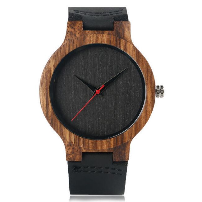 Dřevěné hodinky 1