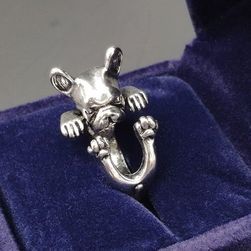 Unisex prstan French bulldog
