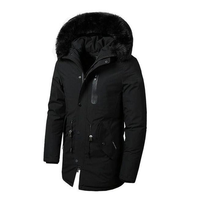 Jachetă de iarnă pentru bărbați Barnaby neagră mărimea L ZO_ST02185 1