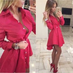 Košeľové šaty Korinna Pink - veľkosť 3, Veľkosti XS - XXL: ZO_230310-M