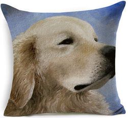Poszewka na poduszkę z motywami psa