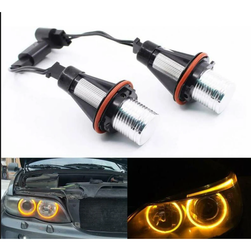 2pcs Amber LED Angel Eyes žarnice z žarilno nitko za označevalne luči ZO_212930