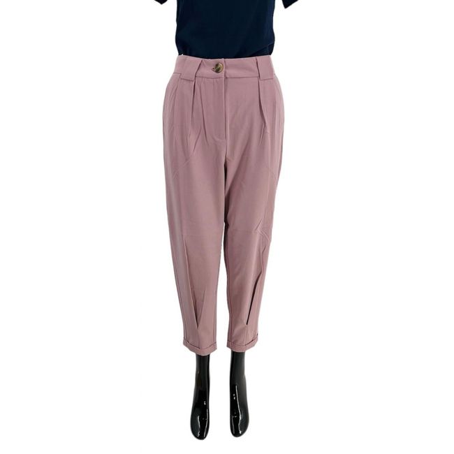 Dámské módní kalhoty, OODJI, růžové, Velikosti XS - XXL: ZO_d896f428-a3ae-11ed-b7a4-9e5903748bbe 1