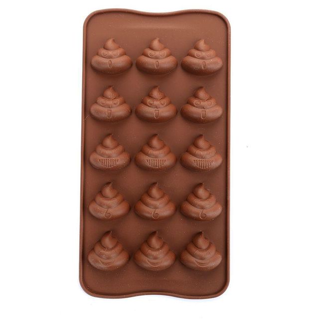 Matriță din silicon pentru gheață sau ciocolată - cocoș Emoji 1