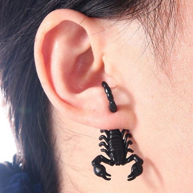 Kolczyki do uszu w kształcie skorpiona 1