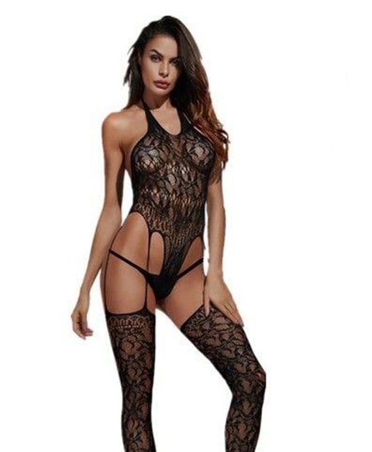 Women's fishnet jumpsuit Junat 1