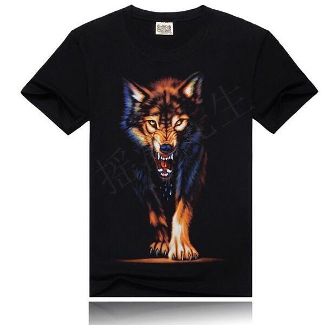 Farkasmintás férfi póló 1
