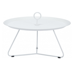 Bílý kovový konferenční stolek Eyelet 70 cm ZO_260244