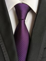 Jednobojna elegantna muška kravata