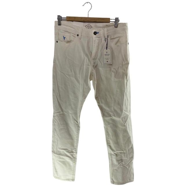 Spodnie jeansowe męskie, CARNET DE VOL, biały, Rozmiary Spodnie: ZO_83dc1338-b2ad-11ed-b639-4a3f42c5eb17 1