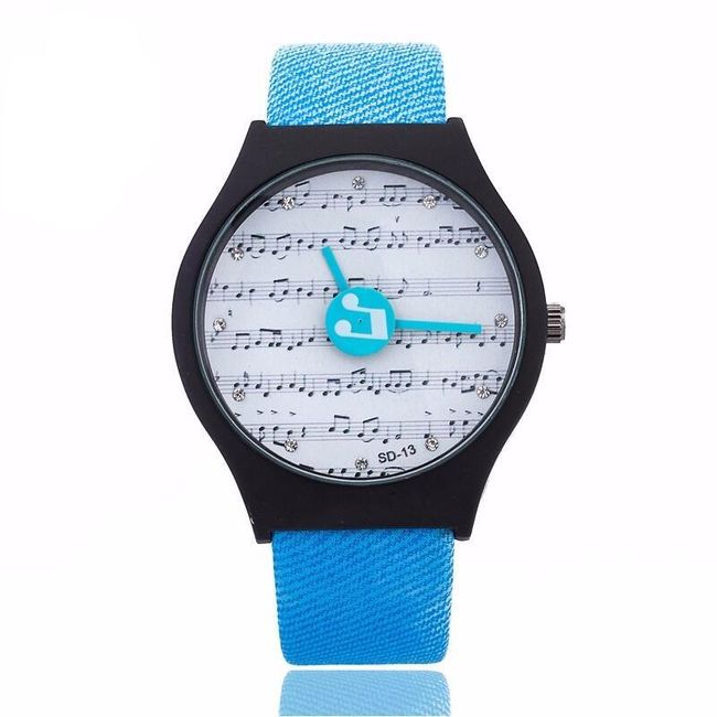 Unisex hodinky pre hudobných nadšencov - 6 farieb 1