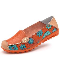 Pantofi pentru femei cu flori - 4 culori