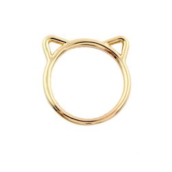 Дамски пръстен с котешки уши