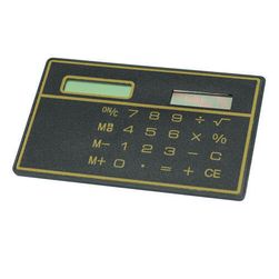 Mini calculator solar