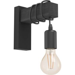 Nástěnná lampa - černé dřevo ZO_215504