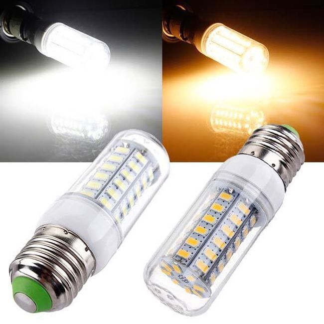 Żarówka 6W LED z 56 diodami LED - 2 kolory światła (trzonek E27) 1