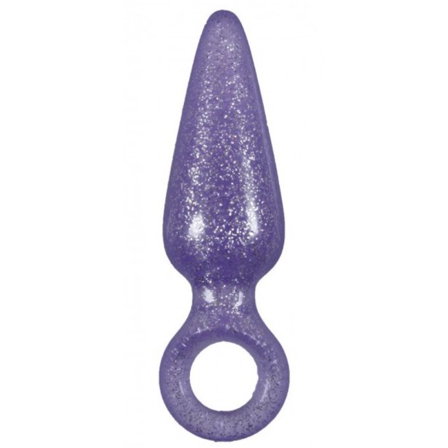 Anální kolík fialový se třpytkami ZO_9968-M6637 1
