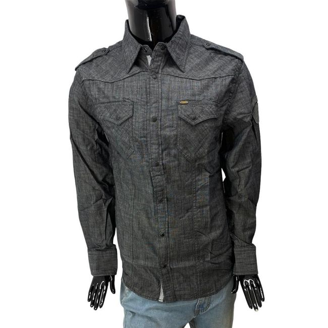 Muška traper košulja, Cars Jeans, siva, veličine XS - XXL: ZO_b471f4aa-3ccc-11ee-83d3-8e8950a68e28 1