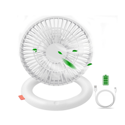 Stolní ventilátor, USB, 180 stupňů, skládací stolní ventilátor, 4 rychlostní stupně ZO_211271