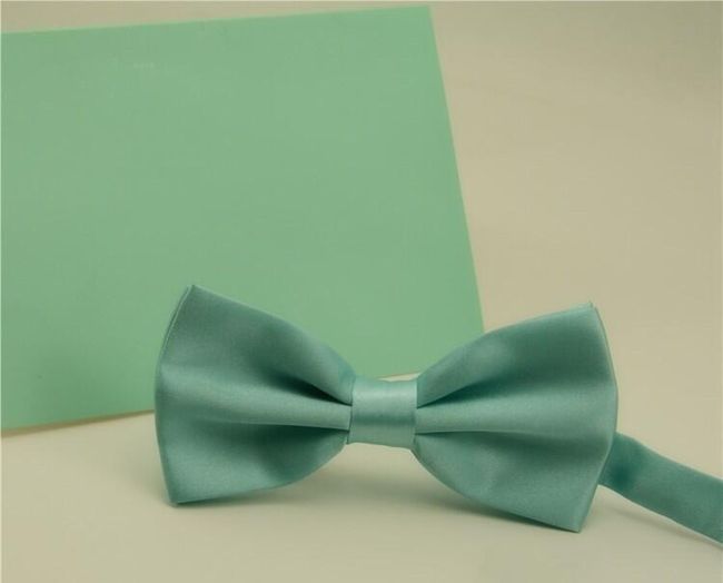 Krawat, muszka lub chusteczka w kolorze niebieskim 1