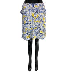 Dámská zavinovací sukně, ARTLOVE, vícebarevný vzor, modrá, bílá, žlutá, Velikosti XS - XXL: ZO_902dd5a6-a86a-11ed-ab52-9e5903748bbe