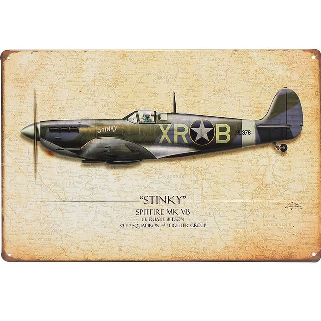 Metalni poster - Spitfire 1