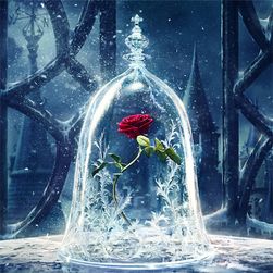 5D DIY slika kamenja - ruža