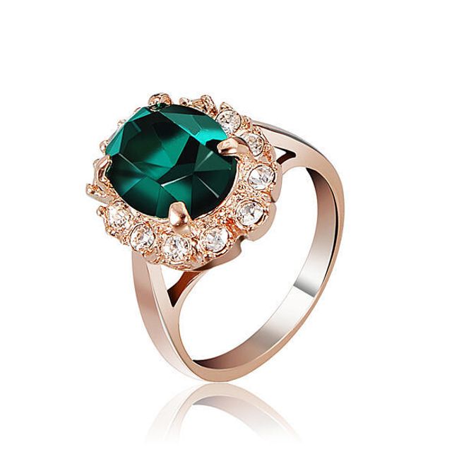 Elegantní prsten s velkým kamenem - ve 3 barvách 1