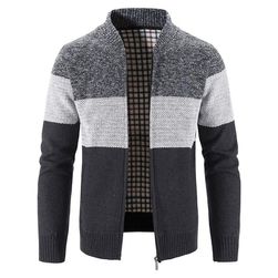 Есента зима мъжки пачуърк пуловер палто вълна плетен пуловер мъже цип плетени дебел палто топло случайни плетива жилетка якета SS_1005003574495277