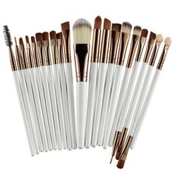 Set 20 profesionálních štětců na make up - 10 barev