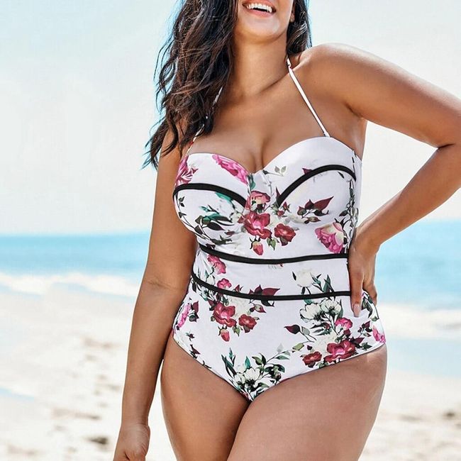 Costum de baie plus size pentru femei TF7375 1